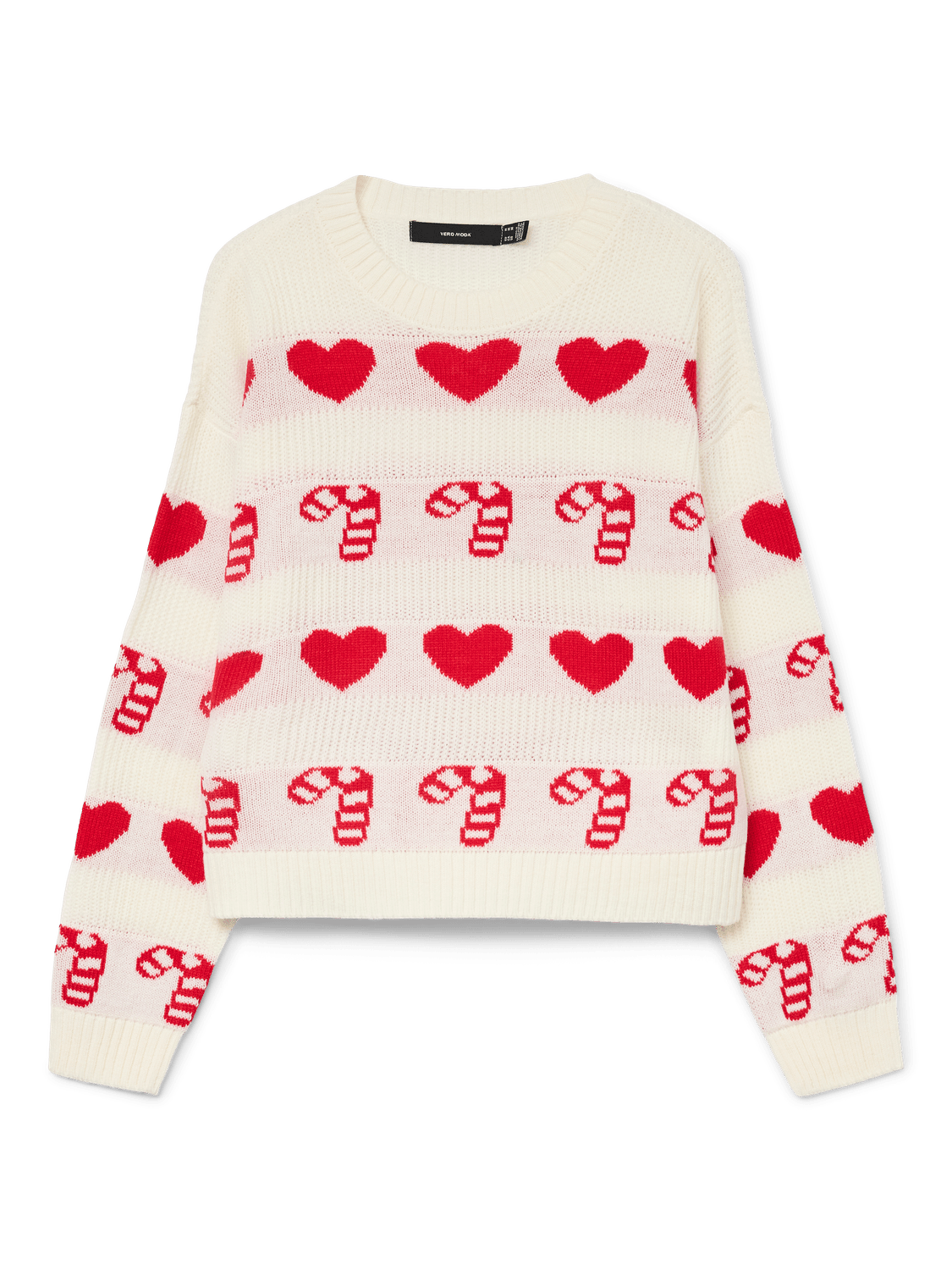 VMCANDYHEARTS Pullover - Birch - VERO MODA & VILA Bergvik
